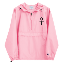 Load image into Gallery viewer, Ankh - PINK Embroidered Champion Packable Jacket