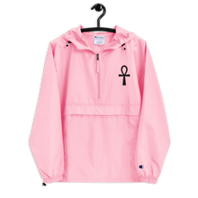 Load image into Gallery viewer, Ankh - PINK Embroidered Champion Packable Jacket